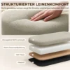 Sitzbank Mit Stauraum Als Polsterbank 116 Cm Grau