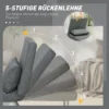 Slaapstoel, Gestoffeerde Stoel, Om Te Zetten In Een Logeerbed, Ergonomisch, Donkergrijs