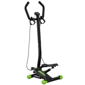 Stepper Sidestepper Met Handvat Trainingsbanden Hydraulische Weerstand Thuis Trainer LCD Display Antislip Pedalen Voor Thuis Kantoor