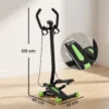 Stepper Sidestepper Met Handvat Trainingsbanden Hydraulische Weerstand Thuis Trainer LCD Display Antislip Pedalen Voor Thuis Kantoor