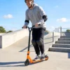 Stuntstep Voor Volwassenen & Tieners, Trickstep Met 100 Mm PU wielen, 360° Stalen Y stuur, Aluminium Deck, ABEC 7, Oranje
