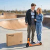 Stuntstep Voor Volwassenen & Tieners, Trickstep Met 100 Mm PU wielen, 360° Stalen Y stuur, Aluminium Deck, ABEC 7, Oranje