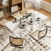 Uitschuifbare Eettafel, 140/180 X 80 Cm Keukentafel Voor 6 8 Personen, Voor Keuken, Eetkamer, Wit