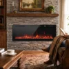 Ultradunne Elektrokamin Voor Inbouw In De Muur En Wandmontage Elektrische Kamin Met Afstandsbediening 127cm