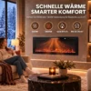 Ultradunne Elektrokamin Voor Inbouw In De Muur En Wandmontage Elektrische Kamin Met Afstandsbediening 127cm