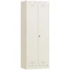 Veegkast Multifunctionele Kast Van Staal Voorraadkast Met Stofzuigercompartiment & Verstelbare Legplanken 60 X 40 X 165 Cm
