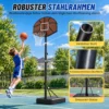 Verstelbare Basketbalring Voor Kinderen 172,5 199 Cm Met 67 X 45 Cm Achterwand En Driepoot Ondersteuning