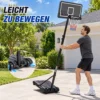 Verstelbare Basketbalring Voor Kinderen 179 209 Cm Mobiele Basketbalstandaard Met Wielen 76 X 45 Cm Achterwand Kan Worden Gevuld