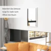 Wandspiegel, 60 X 80 Cm, Decoratieve Hangspiegel, Eenvoudige Montage, Incl. Schroeven