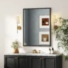 Wandspiegel, 70 X 90 Cm, Decoratieve Hangspiegel, Eenvoudige Montage, Incl. Schroeven