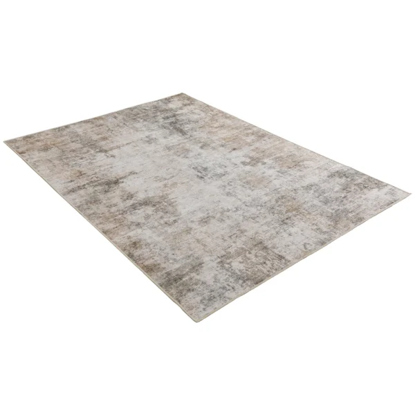 Woonkamertapijt, Polyester, Modern Artistiek Patroon, Wasbaar, Bruin