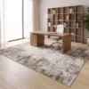 Woonkamertapijt, Polyester, Modern Artistiek Patroon, Wasbaar, Bruin