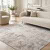 Woonkamertapijt, Polyester, Modern Artistiek Patroon, Wasbaar, Bruin
