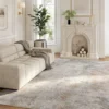 Woonkamertapijt, Polyester, Modern Artistiek Patroon, Wasbaar, Bruin