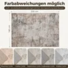 Woonkamertapijt, Polyester, Modern Artistiek Patroon, Wasbaar, Bruin