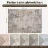 Woonkamertapijt, Polyester, Modern Artistiek Patroon, Wasbaar, Bruin