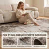 Woonkamertapijt, Polyester, Modern Artistiek Patroon, Wasbaar, Bruin