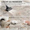 Woonkamertapijt, Polyester, Modern Artistiek Patroon, Wasbaar, Bruin