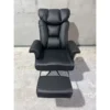 XXL Massage Bürostuhl Bis 250 Kg Mit Wärmefunktion, Hoher Rückenlehne, Höhenverstellbar, PU Leder, Schwarz