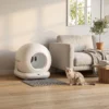 Zelfreinigend Kattenbak, XL 72L Kattenbak Zelfreinigend Met HD camera, App besturing Vuilniszak, Voor 1 12 Kg