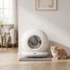 Zelfreinigend Kattenbak, XL 72L Kattenbak Zelfreinigend Met HD camera, App besturing Vuilniszak, Voor 1 12 Kg