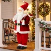 Zingende Kerstman, 120 Cm, Levensgroot, Geanimeerd, Met Draaibaar Hoofd En Beweegbare Armen
