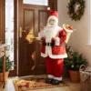Zingende Kerstman, 120 Cm, Levensgroot, Geanimeerd, Met Draaibaar Hoofd En Beweegbare Armen